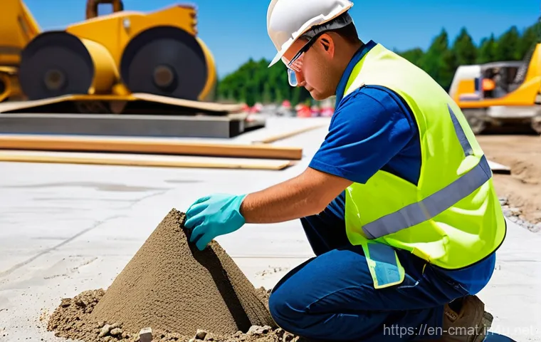 건설재료시험기사와 관련된 취업 포털 정보 - **Prompt:** A focused, professional construction materials testing technician, wearing a clean, fitt... 건설재료시험기사와 관련된 취업 포털 정보 - **Prompt:** A focused, professional construction materials testing technician, wearing a clean, fitt...