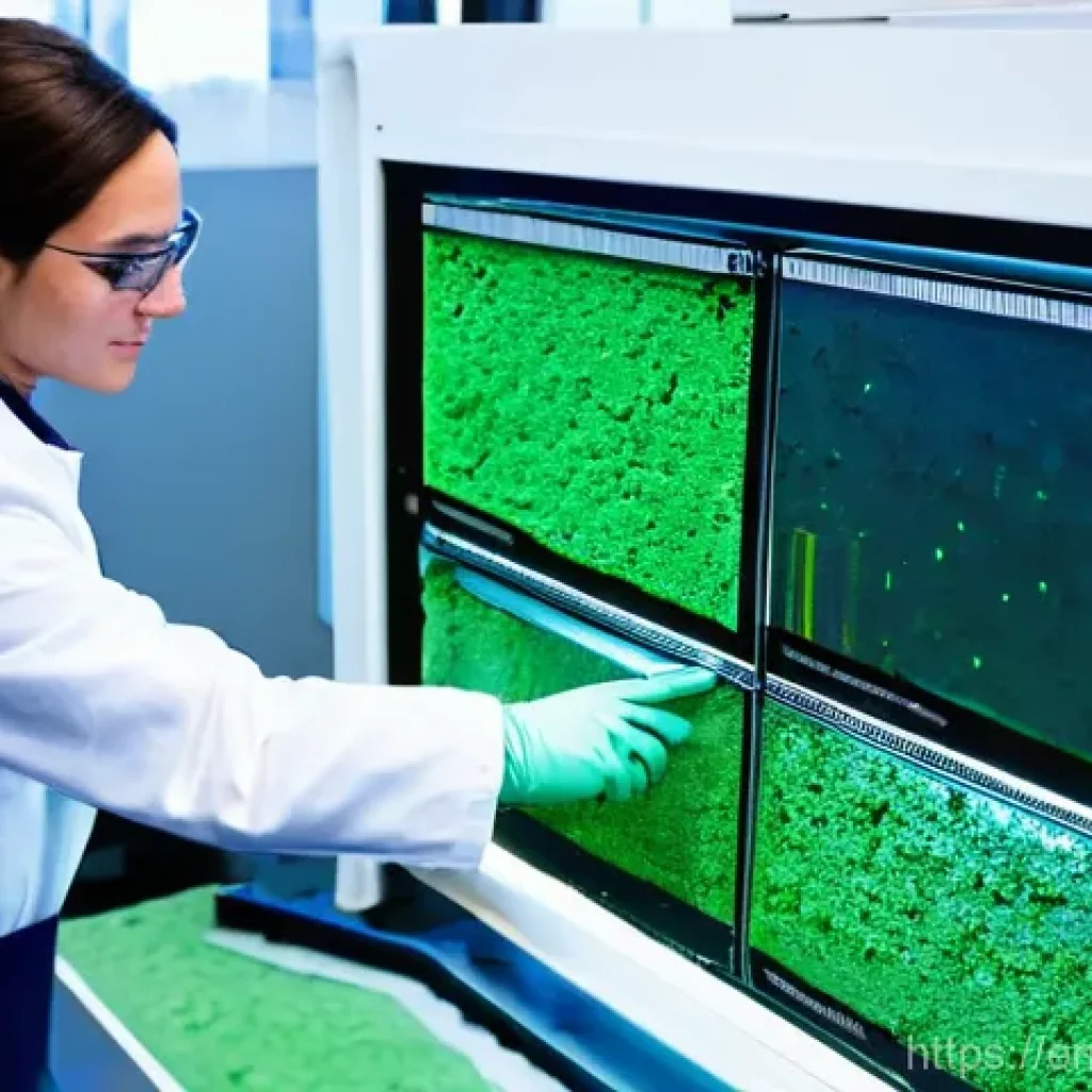 건설재료시험기사와 관련된 산업 동향 - **Prompt: The Sustainable Materials Engineer**
"A bright, modern laboratory bathed in natural li...