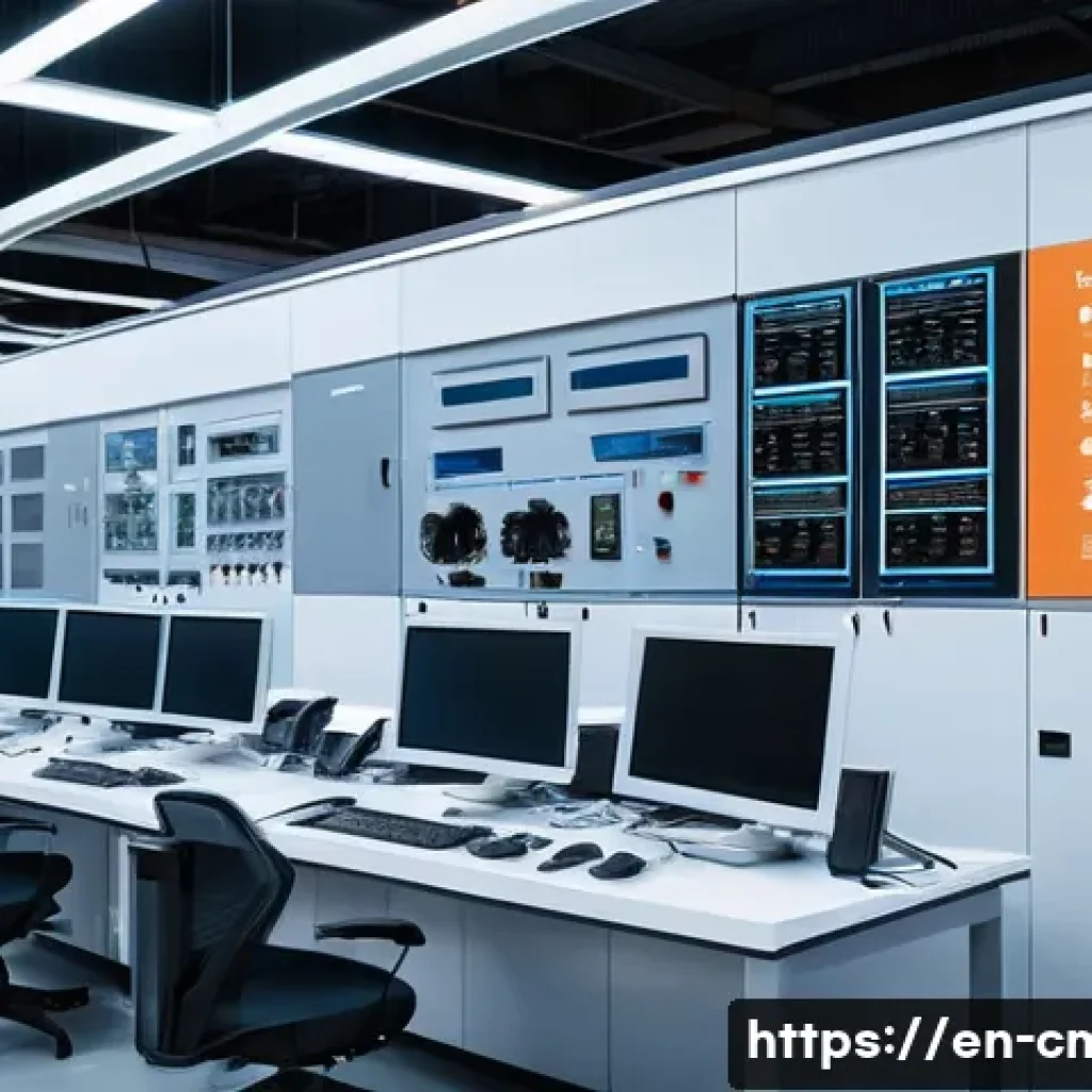 건설재료시험과 관련된 정부 지원 사업 - A modern construction materials testing laboratory interior showcasing advanced non-destructive test...