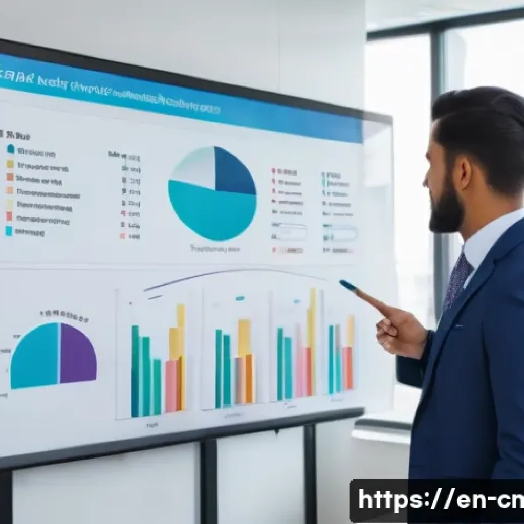 건설재료시험 기술자의 고객 응대 방법 - A professional office meeting scene showing a confident construction materials technician explaining...