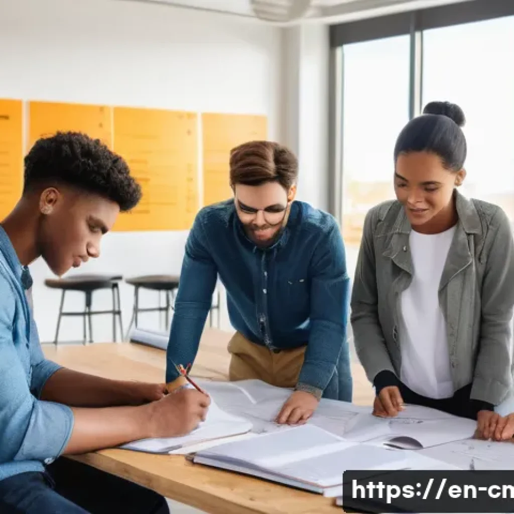 건설재료시험기사 시험 공부 방법 - A bright, modern study room scene featuring a diverse group of young adults actively engaged in lear...