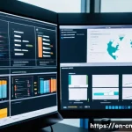 Home 19 건설재료시험 기술자의 글로벌 네트워크 - A high-tech virtual webinar scene showing diverse materials testing technicians from around the worl...