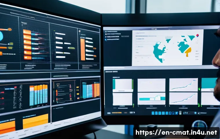 건설재료시험 기술자의 글로벌 네트워크 - A high-tech virtual webinar scene showing diverse materials testing technicians from around the worl...